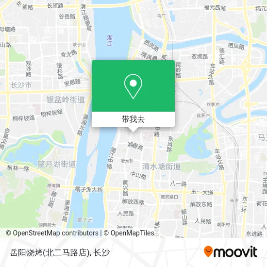 岳阳烧烤(北二马路店)地图