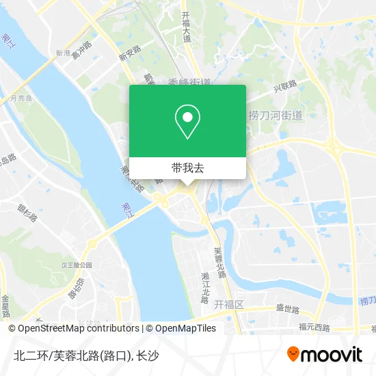 北二环/芙蓉北路(路口)地图