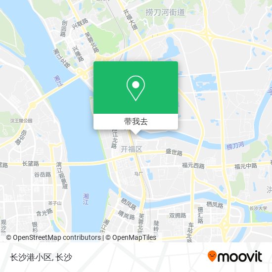 长沙港小区地图