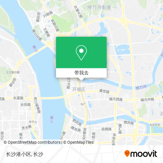 长沙港小区地图