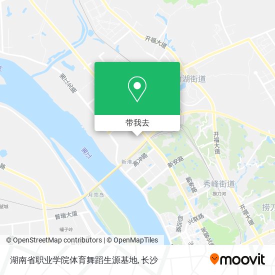 湖南省职业学院体育舞蹈生源基地地图
