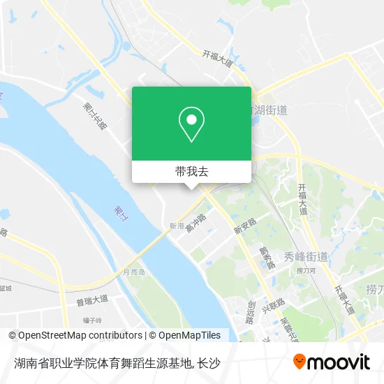 湖南省职业学院体育舞蹈生源基地地图