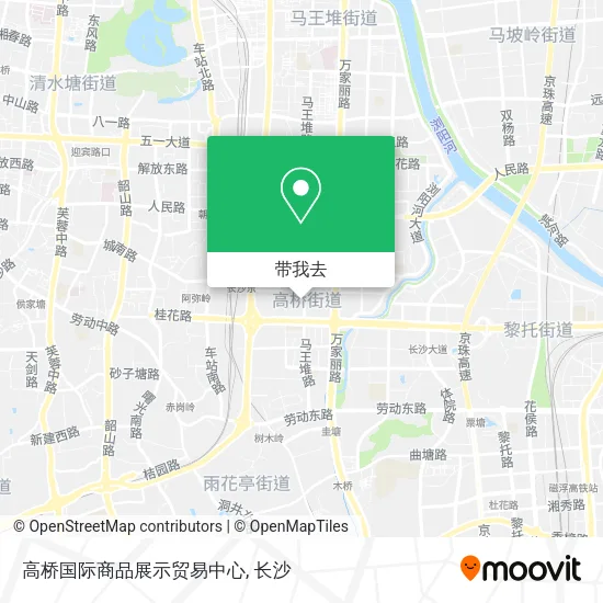 高桥国际商品展示贸易中心地图
