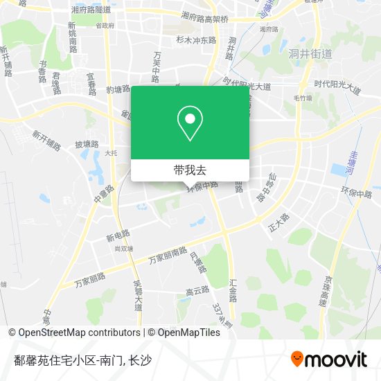 鄱馨苑住宅小区-南门地图