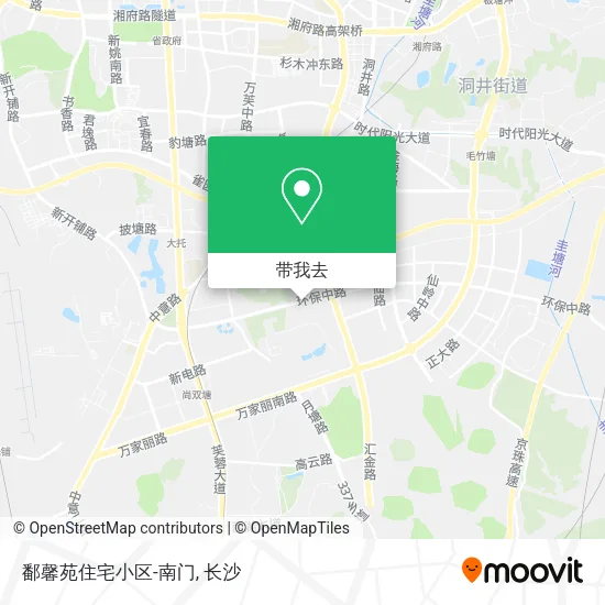 鄱馨苑住宅小区-南门地图