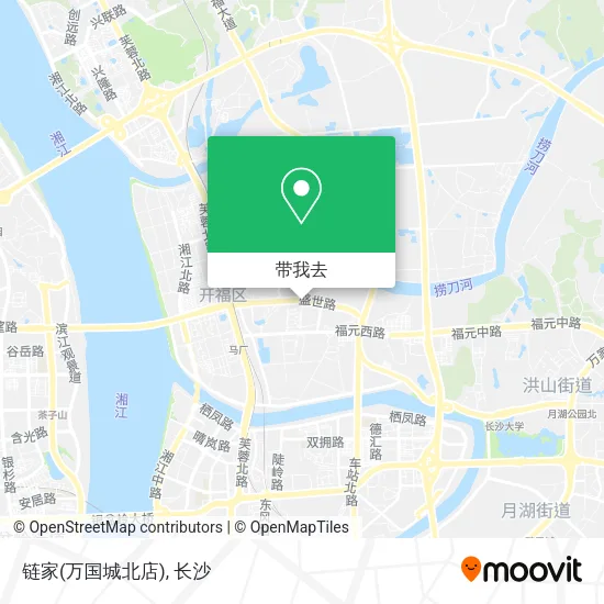 链家(万国城北店)地图