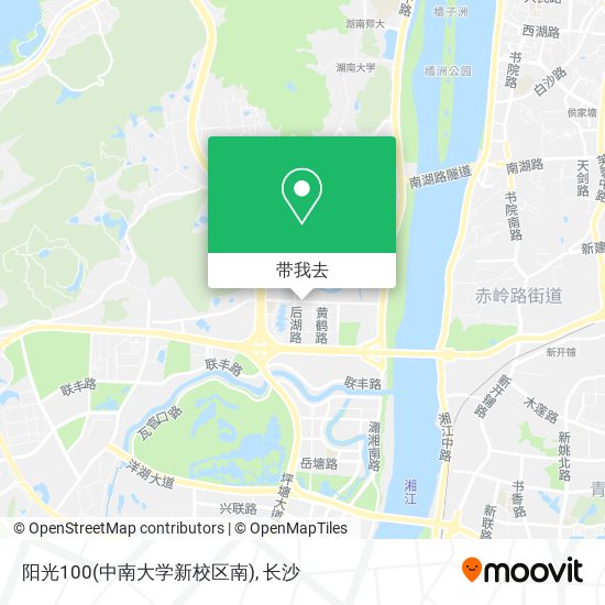 阳光100(中南大学新校区南)地图