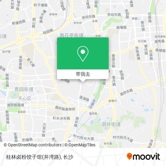 桂林卤粉饺子馆(井湾路)地图