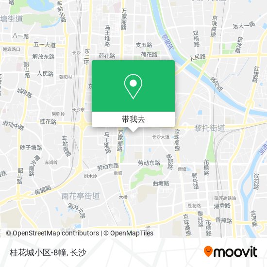 桂花城小区-8幢地图