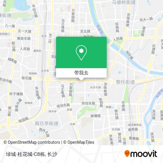 绿城·桂花城-C8栋地图