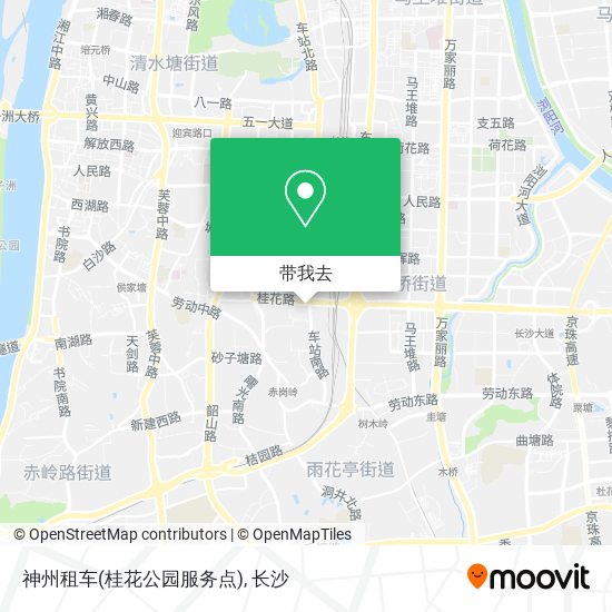 神州租车(桂花公园服务点)地图