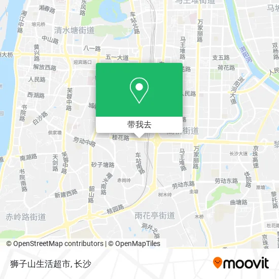 狮子山生活超市地图