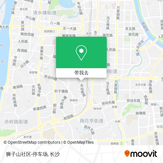 狮子山社区-停车场地图