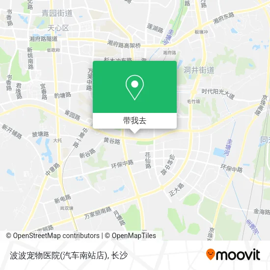 波波宠物医院(汽车南站店)地图