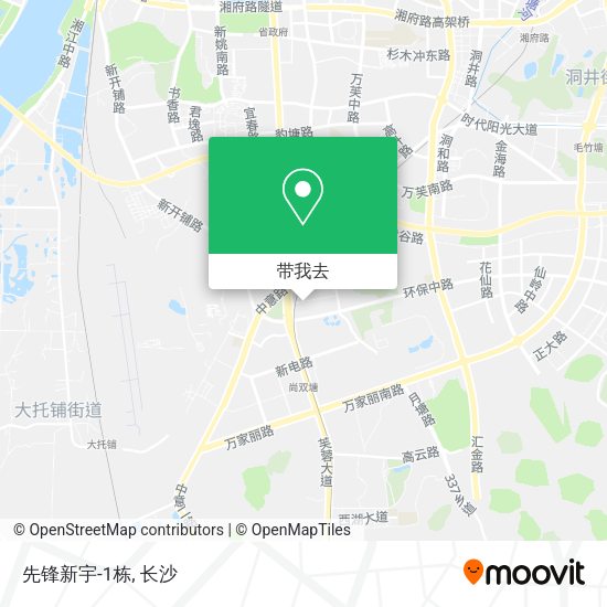 先锋新宇-1栋地图