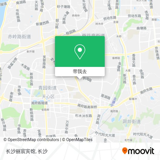 长沙丽宸宾馆地图