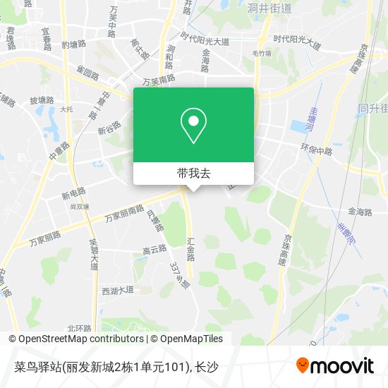 菜鸟驿站(丽发新城2栋1单元101)地图