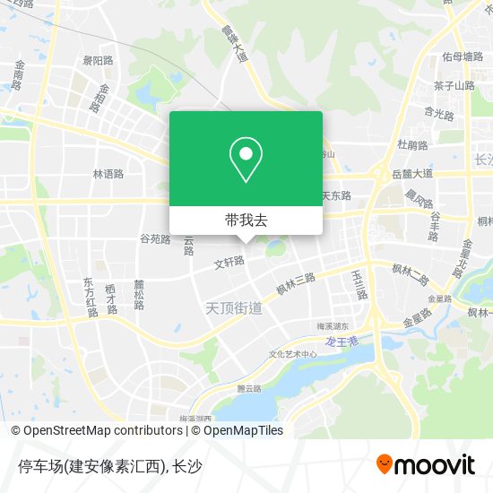 停车场(建安像素汇西)地图