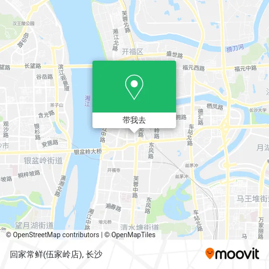 回家常鲜(伍家岭店)地图
