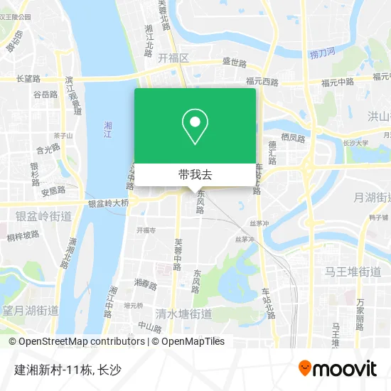 建湘新村-11栋地图