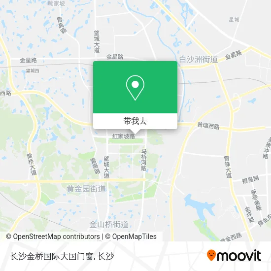 长沙金桥国际大国门窗地图