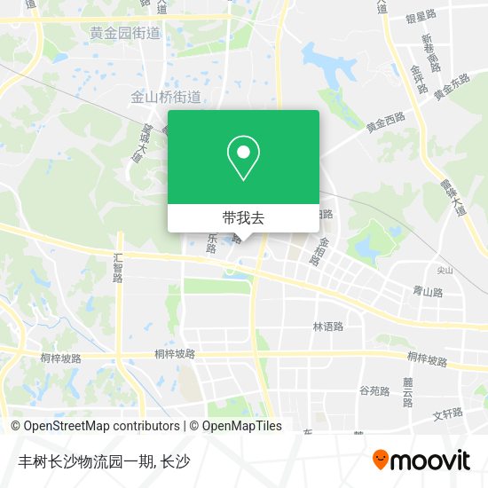 丰树长沙物流园一期地图