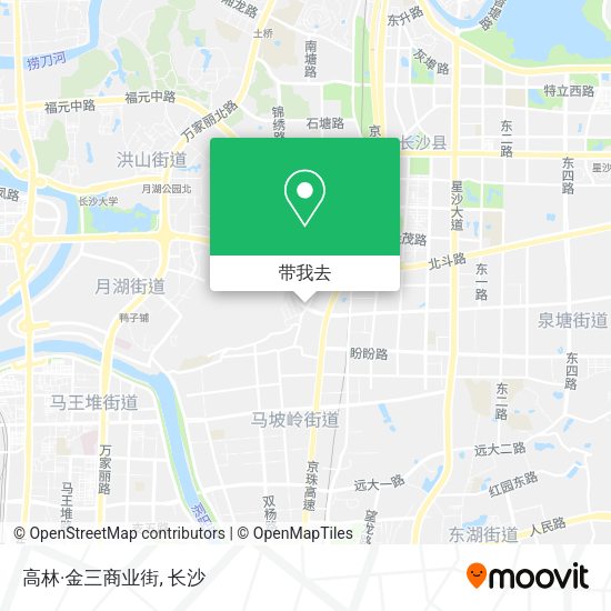 高林·金三商业街地图