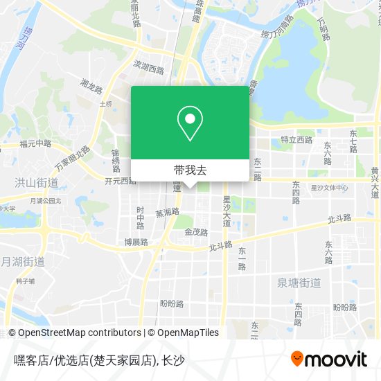 嘿客店/优选店(楚天家园店)地图