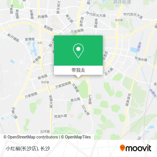 小红椒(长沙店)地图