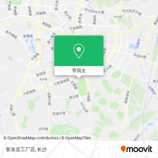 客洛宜工厂店地图