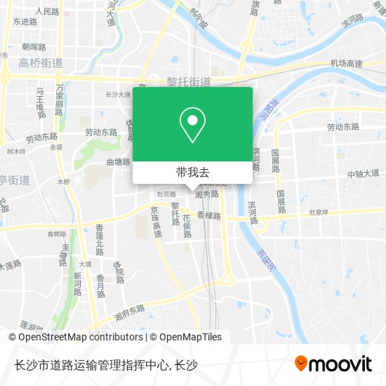 长沙市道路运输管理指挥中心地图