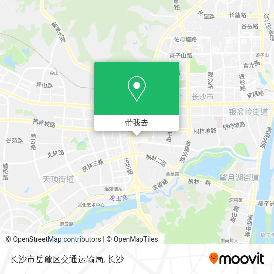 长沙市岳麓区交通运输局地图