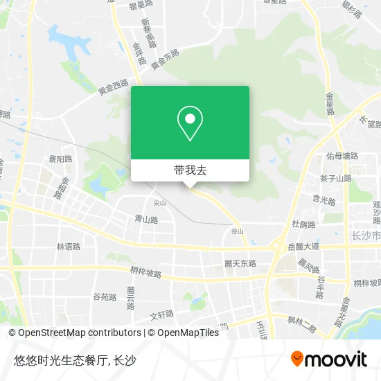 悠悠时光生态餐厅地图