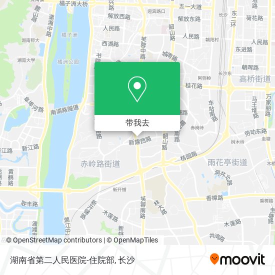 湖南省第二人民医院-住院部地图