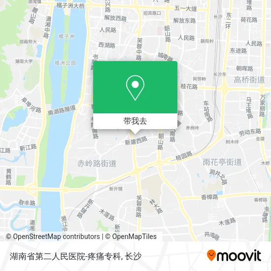 湖南省第二人民医院-疼痛专科地图