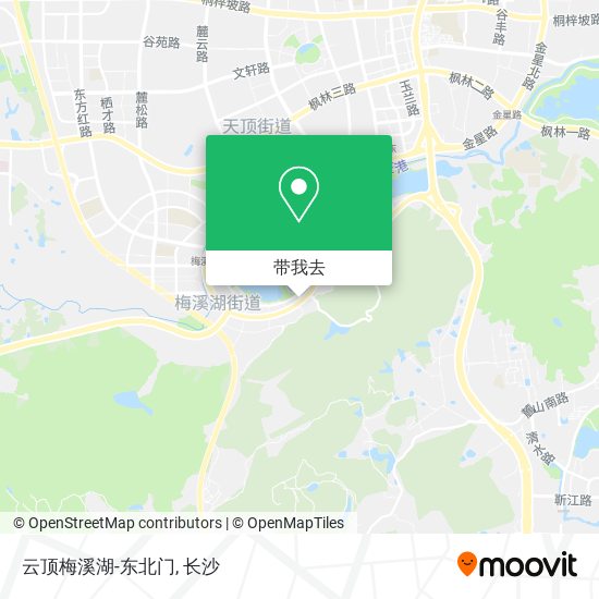云顶梅溪湖-东北门地图
