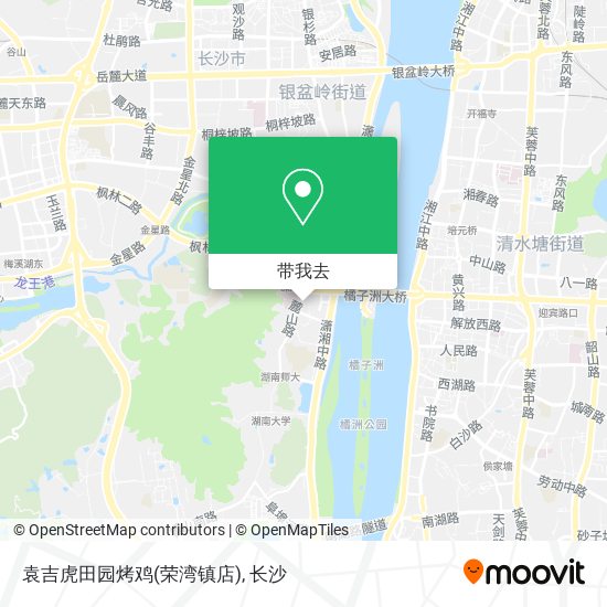 袁吉虎田园烤鸡(荣湾镇店)地图