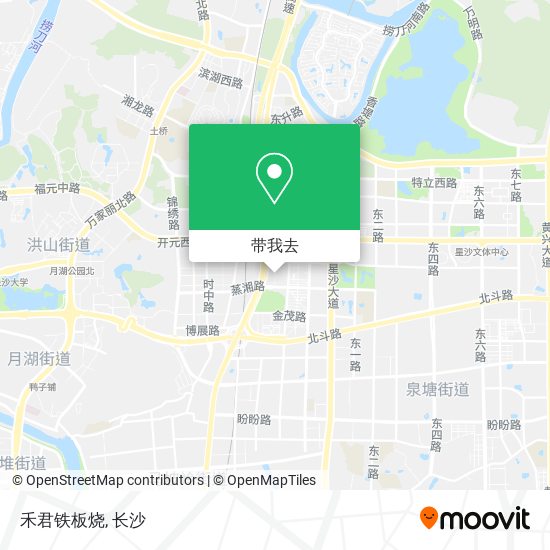 禾君铁板烧地图