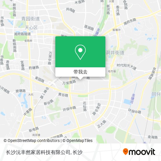 长沙沅丰然家居科技有限公司地图