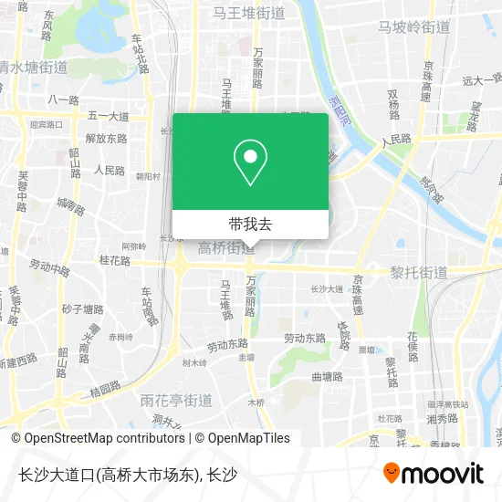 长沙大道口(高桥大市场东)地图