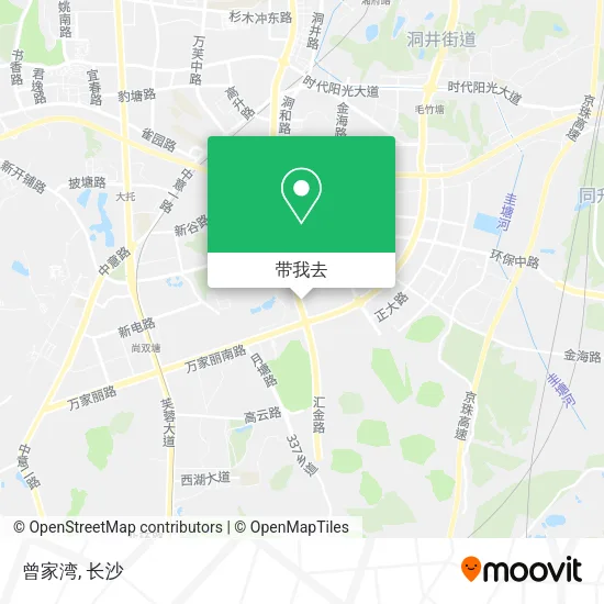 曾家湾地图