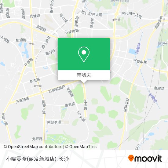 小嘴零食(丽发新城店)地图