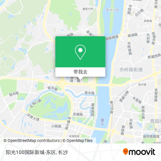 阳光100国际新城-东区地图