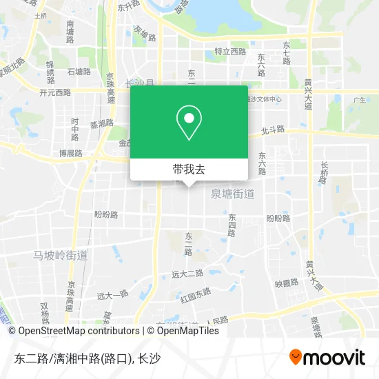 东二路/漓湘中路(路口)地图