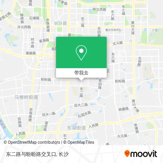 东二路与盼盼路交叉口地图