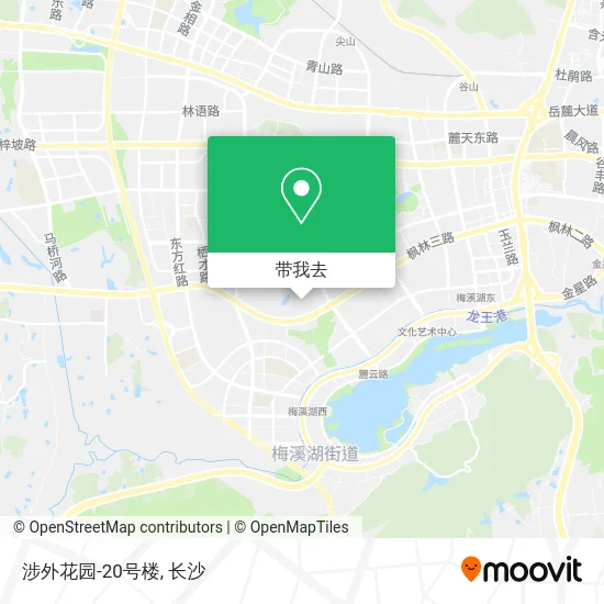 涉外花园-20号楼地图