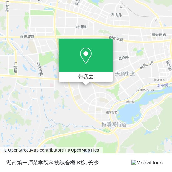 湖南第一师范学院科技综合楼-B栋地图