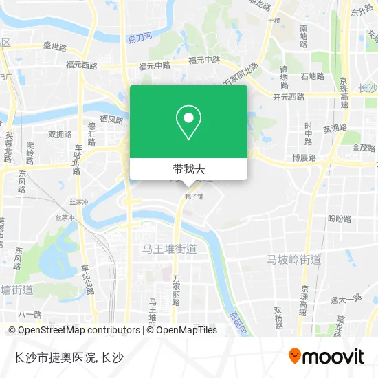 长沙市捷奥医院地图