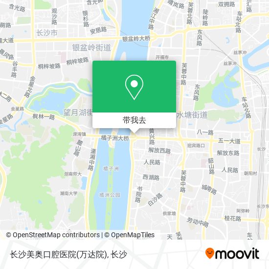 长沙美奥口腔医院(万达院)地图