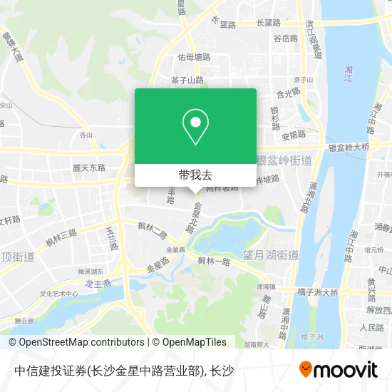 中信建投证券(长沙金星中路营业部)地图